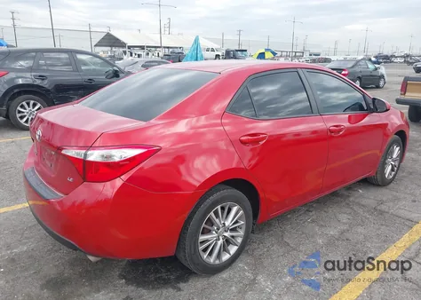 2014 Toyota Corolla Le Plus from USA, damaged, VIN 5YFBURHE1EP158880